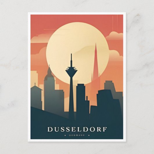 Düsseldorf Duitsland Reizen allemagne Briefkaart (Voorkant)