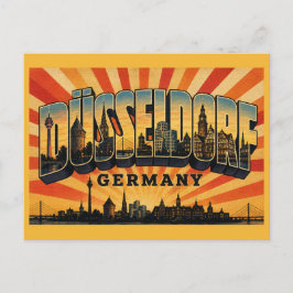 Düsseldorf Duitsland Rheinturm Briefkaart