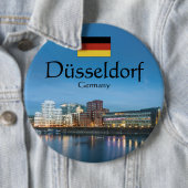 Dusseldorf Duitsland Ronde Button 6,0 Cm (In situ)