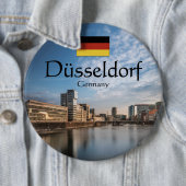 Dusseldorf Duitsland Ronde Button 6,0 Cm (In situ)