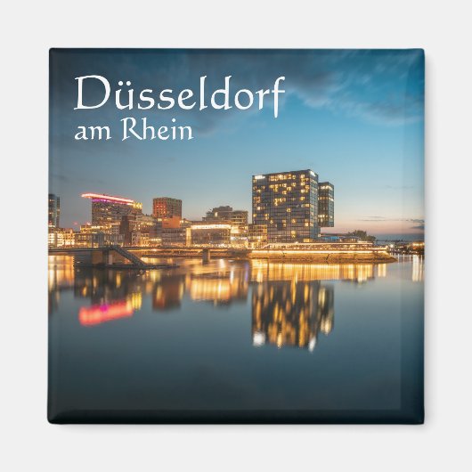Düsseldorf Duitsland Souvenir Magneet (Voorkant)