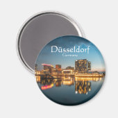 Düsseldorf Duitsland Souvenir Magneet (Voorkant / Achterkant)