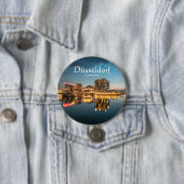Düsseldorf Duitsland Souvenir Ronde Button 7,6 Cm (In situ)