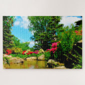 Düsseldorf Japanse tuinen. Legpuzzel (Horizontaal)
