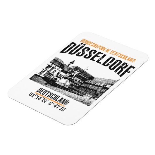 Düsseldorf Magneet (Linkerzijde)