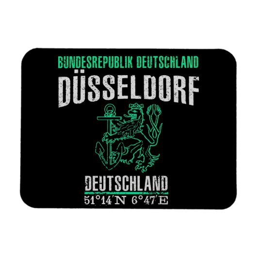 Düsseldorf Magneet (Horizontaal)