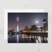 Dusseldorf, Media Harbour (geëtiketteerd) Feestdagenkaart (Voorkant / Achterkant)