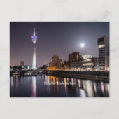 Dusseldorf, Media Harbour (geëtiketteerd) Feestdagenkaart (Voorkant)