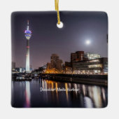 Dusseldorf, Media Harbour (geëtiketteerd), Keramisch Ornament (Voorkant)