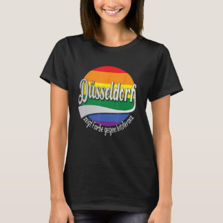 Düsseldorf Rainbow Colours Against Intolerance T-shirt