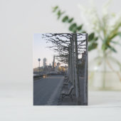 Düsseldorf Rheinpromenade Briefkaart (Staand voorkant)