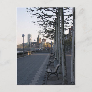 Düsseldorf Rheinpromenade Briefkaart