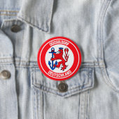 Düsseldorf Round Emblem Ronde Button 7,6 Cm (In situ)