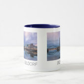 Dusseldorf Skyline Germany Holiday Sunset Souvenir Mok (Midden)