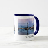 Dusseldorf Skyline Germany Holiday Sunset Souvenir Mok (Voorkant rechts)