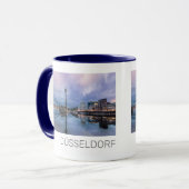 Dusseldorf Skyline Germany Holiday Sunset Souvenir Mok (Voorkant links)