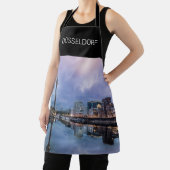 Dusseldorf Skyline Germany Holiday Sunset Souvenir Schort (Insitu)