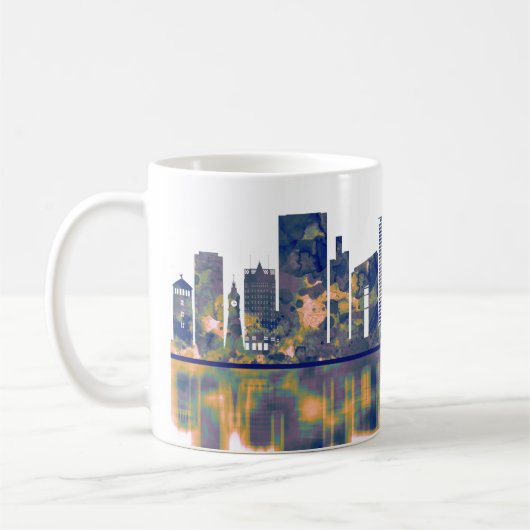 Dusseldorf Skyline Koffiemok (Links)