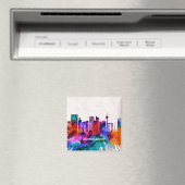 Dusseldorf Skyline Magneet (Insitu (Vaatwasser))