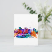 Dusseldorf Skyline Uitnodiging Briefkaart (Staand voorkant)