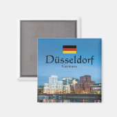 Dusseldorf Souvenir Magneet (Voorkant / Achterkant)