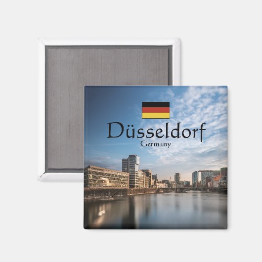 Dusseldorf Souvenir Magneet (Voorkant / Achterkant)