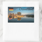 Dusseldorf Souvenir Rechthoekige Sticker (Tas)