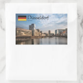 Dusseldorf Souvenir Rechthoekige Sticker (Tas)