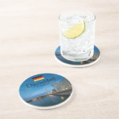 Dusseldorf Souvenir Zandsteen Onderzetter (Zijkant)