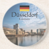 Dusseldorf Souvenir Zandsteen Onderzetter (Voorkant)