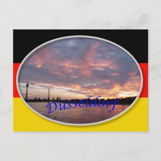Dusseldorf Sunset Briefkaart