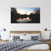 Düsseldorfer Sonnenaufgang Canvas Afdruk (Insitu (Slaapkamer))