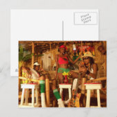 Dusstilldaan caribisch reggea bar, postkaart (Voorkant / Achterkant)