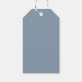 Dust Blue Cadeaulabel (Voorkant)