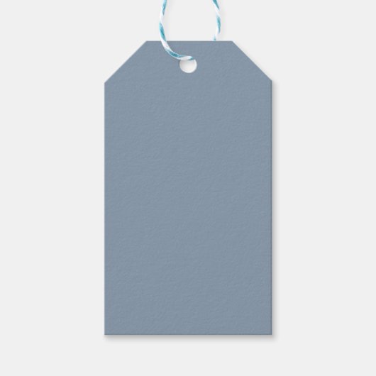 Dust Blue Cadeaulabel (Voorkant)