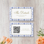 Dust Blue Pattern Enclosure Kaarten