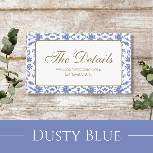 Dust Blue Pattern Enclosure Kaarten