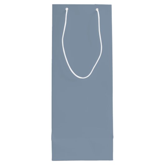 Dust Blue Wijn Cadeautas (Achterkant)