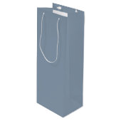Dust Blue Wijn Cadeautas (Voorkant Gekanteld)