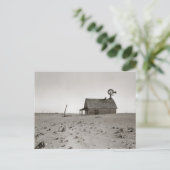 Dust Bowl Boerderij, 1938 Briefkaart (Staand voorkant)