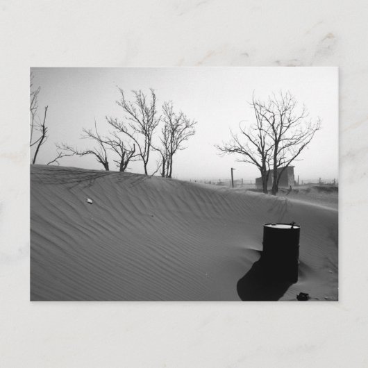 Dust Bowl Boerderij - Western Oklahoma 1936 Briefkaart (Voorkant)