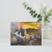 Dust Bowl Era Museum Diorama Briefkaart (Staand voorkant)