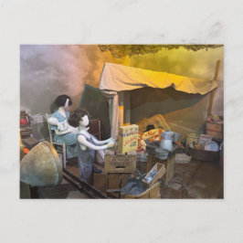 Dust Bowl Era Museum Diorama Briefkaart