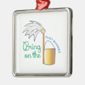 Dust Bunnies Metalen Ornament (Links)