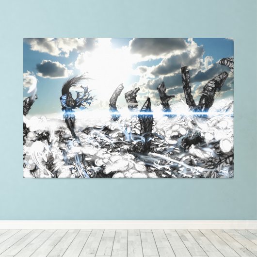 Dust & Design Canvas Afdruk (Insitu (Houten vloer))