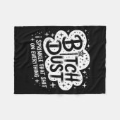 Dust I Sprinkle That On Everything Halloween  Fleece Deken (Voorkant (Horizontaal))