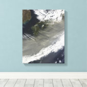 Dust over Japan Canvas Afdruk (Insitu (Houten vloer))