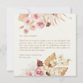 Dust & Red Terracotta Boho Jewish Chuppah (Achterkant)