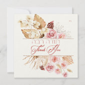 Dust & Red Terracotta Boho Jewish Chuppah (Voorkant)