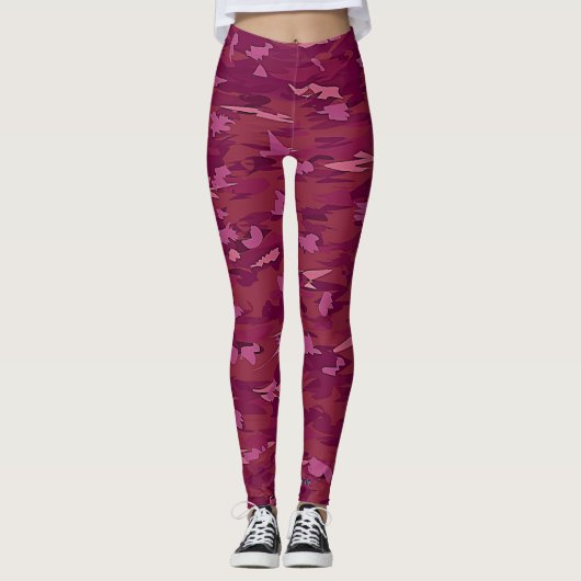 Dust Roos Camo Leggings (Voorkant)